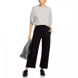 NWT MOTHER The Smooth Half-Pipe Flood Pants | Black | XS